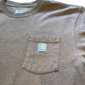 Carhartt T-Shirt Loose Fit Coco Bean Brown